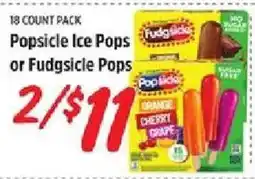 Rouses Fudgsicle Pops offer