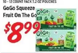 Rouses Gogo squeeze fruit on the go offer