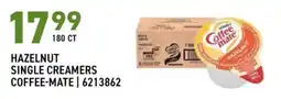 US Foods Chef's Store Coffee-mate hazelnut single creamers offer