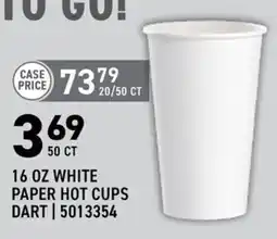 US Foods Chef's Store Dart white paper hot cups offer
