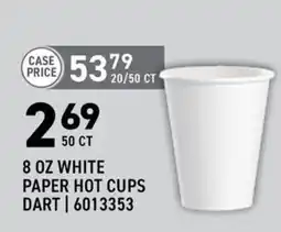 US Foods Chef's Store Dart paper hot cups offer