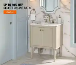 The Home Depot Select Online Bath offer
