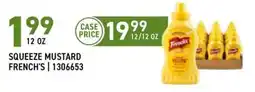 US Foods Chef's Store Squeeze Mustard French's offer