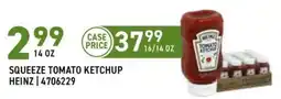 US Foods Chef's Store Heinz squeeze tomato ketchup offer