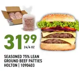 US Foods Chef's Store Seasoned Ground Beef Patties offer