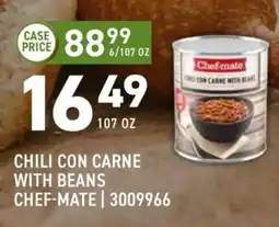 US Foods Chef's Store Chef-mate chili con carne with beans offer