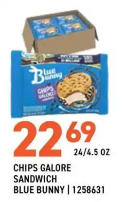 US Foods Chef's Store Blue Bunny Chips Galore Sandwich offer