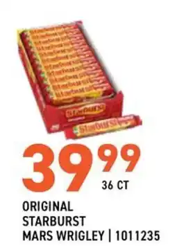 US Foods Chef's Store Original Starburst offer