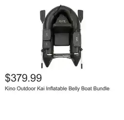 Costco Kino Outdoor Kai Inflatable Belly Boat Bundle offer
