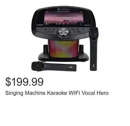 Costco Singing Machine Karaoke WIFI Vocal Hero offer