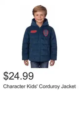 Costco Character Kids' Corduroy Jacket offer