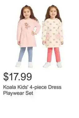 Costco Koala Kids' 4-piece Dress Playwear Set offer