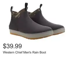Costco Western Chief Men's Rain Boot offer
