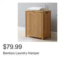 Costco Bamboo Laundry Hamper offer