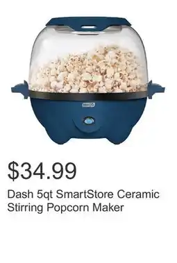 Costco Dash 5qt SmartStore Ceramic Stirring Popcorn Maker offer