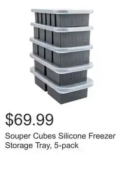 Costco Souper Cubes Silicone Freezer Storage Tray, 5-pack offer