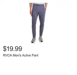 Costco RVCA Men's Active Pant offer