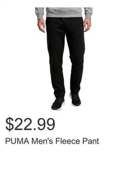 Costco PUMA Men's Fleece Pant offer