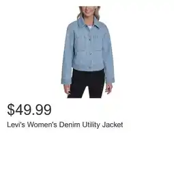 Costco Levi's Women's Denim Utility Jacket offer