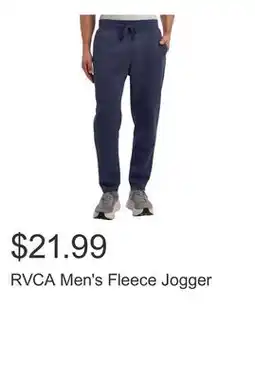 Costco RVCA Men's Fleece Jogger offer
