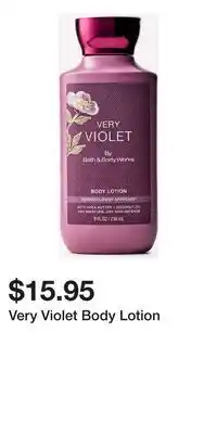 Bath & Body Works Very Violet Body Lotion offer