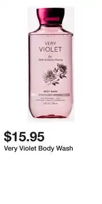 Bath & Body Works Very Violet Body Wash offer