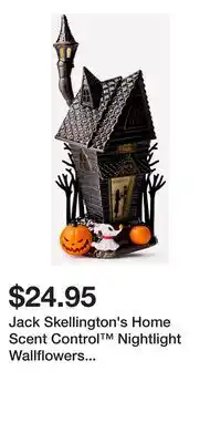 Bath & Body Works Jack Skellington's Home Scent Control Nightlight Wallflowers Fragrance Plug offer
