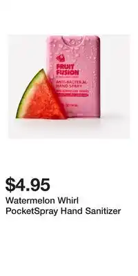 Bath & Body Works Watermelon Whirl PocketSpray Hand Sanitizer offer
