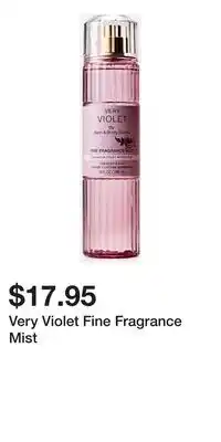 Bath & Body Works Very Violet Fine Fragrance Mist offer