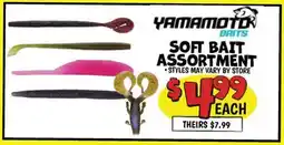 Ollie's YAMAMOTO SOFT BAIT ASSORTMENT offer