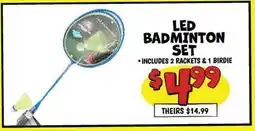 Ollie's LED BADMINTON SET offer