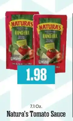 Market Basket Natura's Tomato Sauce offer