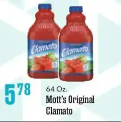 Market Basket Mott's Original Clamato offer
