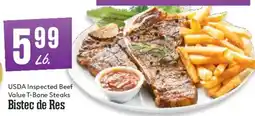 Market Basket Usda Inspected Beef Value T-Bone Steaks offer