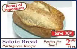 Market Basket Saloio Bread Portuguese Recipe offer