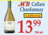 Market Basket Mb Cellars Chardonnay offer