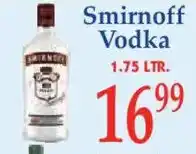Market Basket Smirnoff Vodka offer