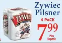 Market Basket Zywiec Pilsner offer