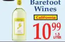 Market Basket Barefoot Wines offer