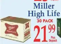 Market Basket Miller High Life offer