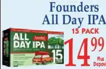Market Basket Founders all day ipa offer