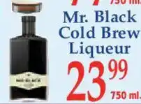 Market Basket Mr. Black Cold Brew Liqueur offer