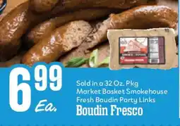 Market Basket Market Basket Smokehouse Fresh Boudin Party Links offer