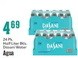 Market Basket Dasani water agua offer