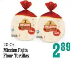 Market Basket Mission Fajita Flour Tortillas offer