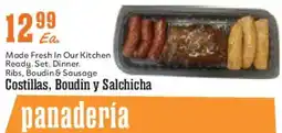 Market Basket Costillas, Boudin y Salchicha offer