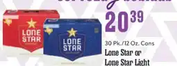 Market Basket Lone Star or Lone Star Light offer
