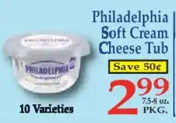 Market Basket Philadelphia soft cream cheese tub offer