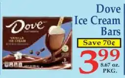 Market Basket Dove Ice Cream Bars offer