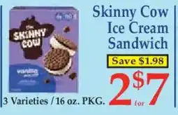 Market Basket Skinny Cow Ice Cream Sandwich offer